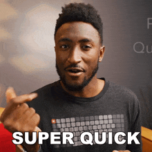 Super Quick Marques Brownlee GIF - Super Quick Marques Brownlee Really Fast GIFs