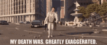 Megamind Metroman GIF - Megamind Metroman My Death Was Greatly Exaggerated GIFs