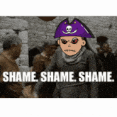 Shame On You Pirate Black Flag Pirates GIF - Shame On You Pirate Black Flag Pirates Bfp GIFs
