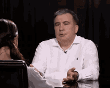 Saakashvili Face To Face GIF - Saakashvili Face To Face Talking GIFs