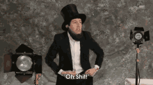 "Oh Shit" GIF - Oh Shit Impersonation Abraham Lincoln GIFs