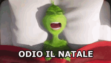 Grinch Natale Odio Il Natale Gridare GIF - The Grinch Christmas I Hate Christmas GIFs