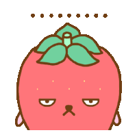 Strawberry Fruit Sticker
