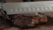slicing the steak guga foods cutting the steak slicing a piece of steak