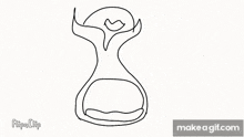 a drawing of a hand with a top hat and the words dawn msm below it