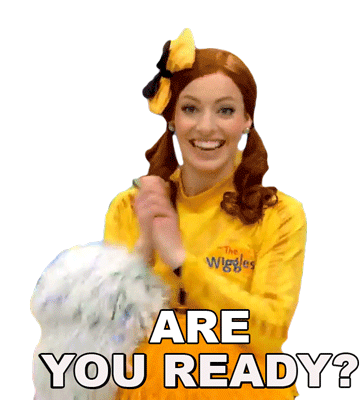 Are You Ready Emma Wiggle Sticker - Are You Ready Emma Wiggle The Wiggles Stickers