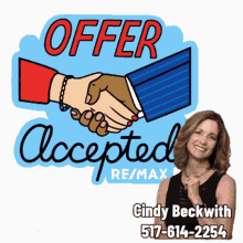 Remax Cindy Beckwith GIF - Remax Cindy Beckwith Offer Accepted GIFs