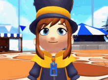 A Hat In Time Hat Kid GIF - A Hat In Time Hat Kid Blowing GIFs