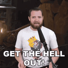 Get The Hell Out Bricky GIF - Get The Hell Out Bricky Bigbrickplays GIFs