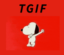 Snoopy Tgif GIF - Snoopy Tgif Friday GIFs