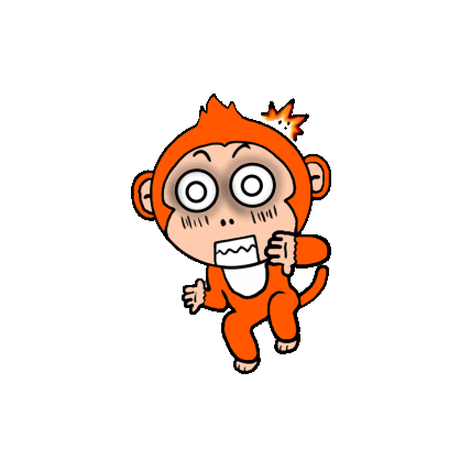 Monkey Animal Sticker - Monkey Animal Shocked - Discover & Share GIFs
