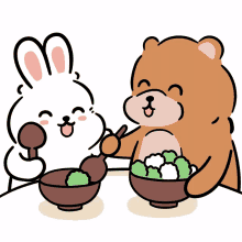 eating bear bunny rabbit kivi