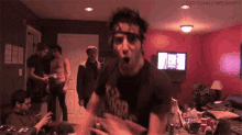 All Time Low Jack Barakat GIF - All Time Low Jack Barakat Yell GIFs