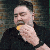 Eating A Potato Chip Chris Frezza GIF - Eating A Potato Chip Chris Frezza Snacking GIFs