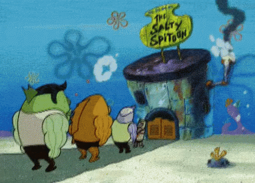 Salty Spitoon - Salty GIF – Spongeboob Salty Spitoon – discover and ...