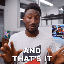 And Thats It Marques Brownlee GIF - And Thats It Marques Brownlee That Is All GIFs