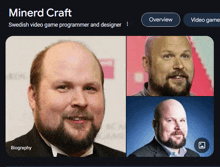minerd craft swedish video game programmer and designer