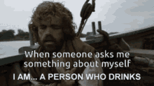 I Am Drinks GIF - I Am Drinks Game Of Thrones GIFs