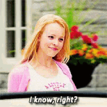 Meangirls I Know Right GIF - Meangirls I Know Right Rachel Mc Adams GIFs