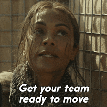 Get Your Team Ready To Move Joe GIF - Get Your Team Ready To Move Joe Zoe Saldana GIFs