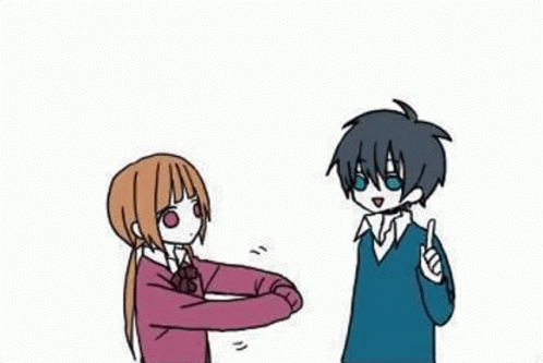 Anime Cute GIF - Anime Cute Hug - Discover & Share GIFs