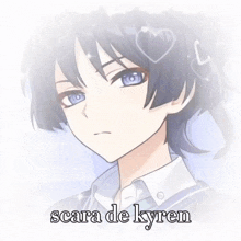 a picture of scara de kyren with hearts on his head