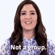 Not A Group Tales Of A Kitchen Witch GIF - Not A Group Tales Of A Kitchen Witch Janet GIFs