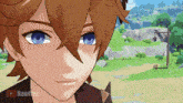 a close up of a person 's face in a video game .