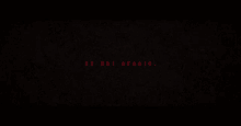 a black background with the words be not afraid written in red