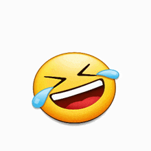 a group of smiley faces are laughing with tears running down their faces
