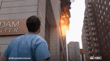 Building On Fire Dr Max Goodwin GIF - Building On Fire Dr Max Goodwin New Amsterdam GIFs