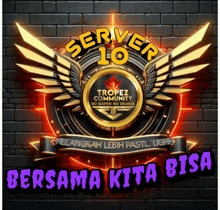 server 10 tropez community no baper no drama logo