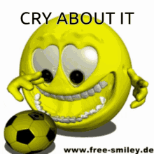 Cry About It Free Smiley GIF - Cry About It Free Smiley Free Smiley Faces GIFs