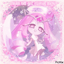 a picture of a cartoon character with the words " rayan will get eternal sugar " on it