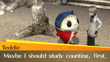 Teddie Maybe I Should Study Counting First GIF