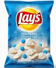 a bag of lays fentanyl flavored chips