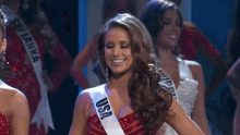 Paulina Vega Nia Sanches GIF - Paulina Vega Nia Sanches Miss Universe GIFs