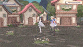 a video game scene with a sign that says evermorelive on it