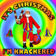 Its Christmas Im Knackered GIF - Its Christmas Im Knackered Tired At Christmas GIFs