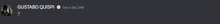 a blurred image of gustaro quispi with a question mark underneath