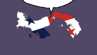 Panama Speechbubble Sticker