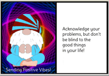 Gnome Positive Vibes GIF