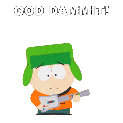 God Dammit Kyle Sticker - God Dammit Kyle South Park Stickers
