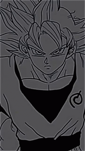 Goku Black Vegeta Drawing Line art, dragon ball black and white, angle,  white, face png | PNGWing