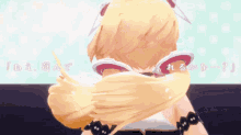 a computer generated image of a girl with a long blonde hair