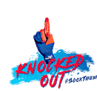Knocked Out Ko Sticker - Knocked Out Ko Number One Stickers
