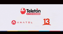 Teletón 2024 Logo Anatel Canal 13 Gifs GIF