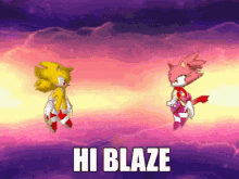 Hi Blaze Blaze The Cat GIF - Hi Blaze Blaze The Cat Sonic The Hedgehog GIFs
