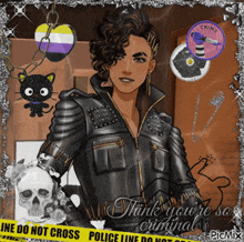 a picture of a woman with the words think you 're so criminal in the corner