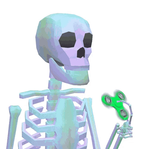 Skeleton best sale fidget spinner